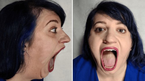 Новоявленная рекордсменка может открыть рот на ширину 7,5 сантиметров