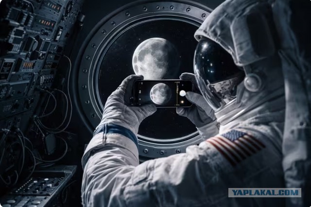 Астронавты NASA будут снимать Луну на iPhone.
