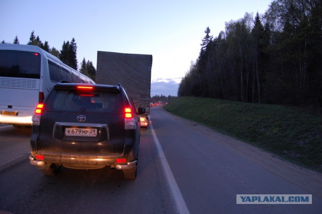 Дальнобойщики перекрыли Ярославкское шоссе