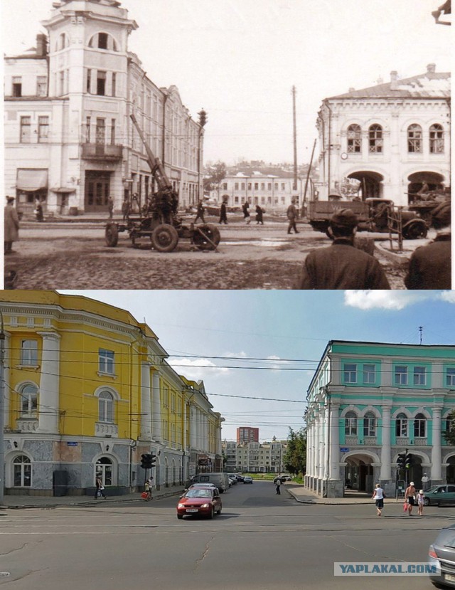 Исторические фото города Орла до и после