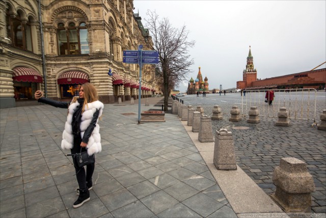 Прогулка по Москве сегодня
