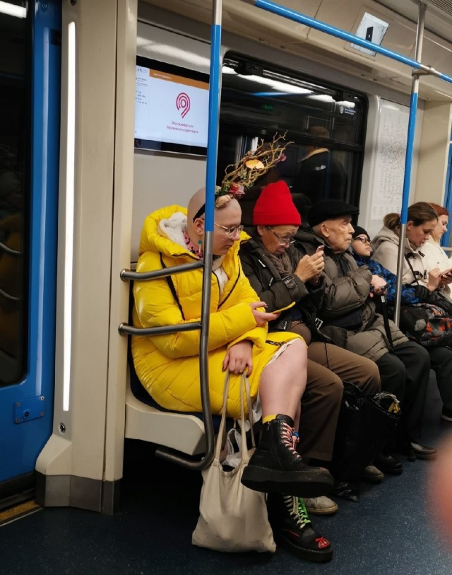 Модники из российского метрополитена