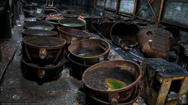 Заброшеный металлургический завод на Русском Севере