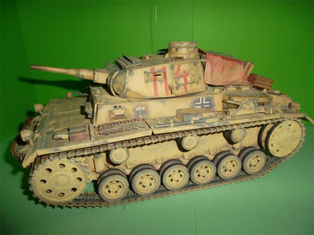 Pz.Kpfw.III Ausf.G - модель из бумаги