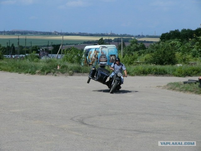 Слет байкеров в Донецке