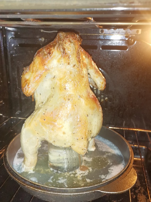 Хорошо пожарили курочку