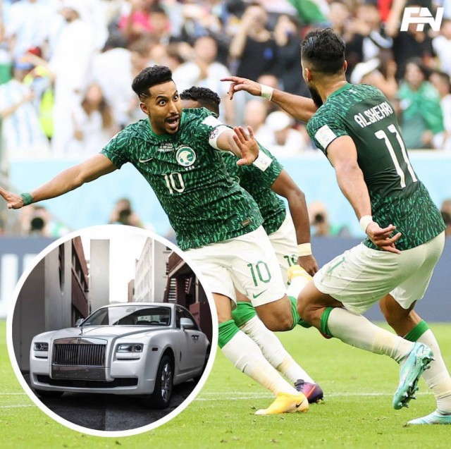 Rolls Royce Phantom каждому игроку из сборной Саудовской Аравии