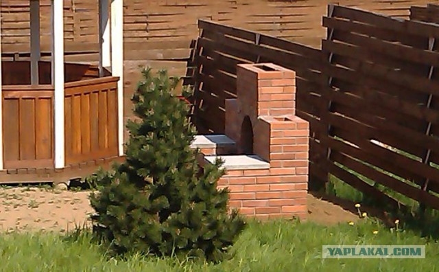 Мангал кирпичный
