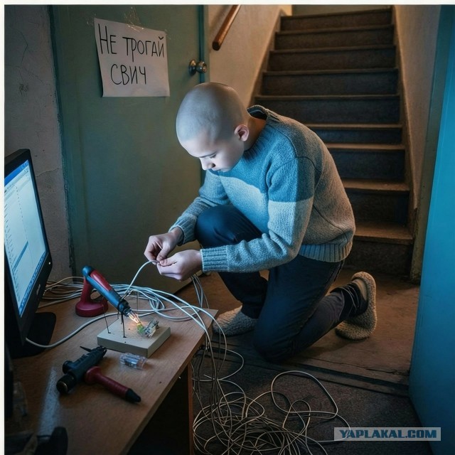 Провода между компами.