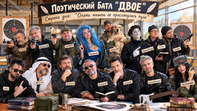 Двое, поэтический батл