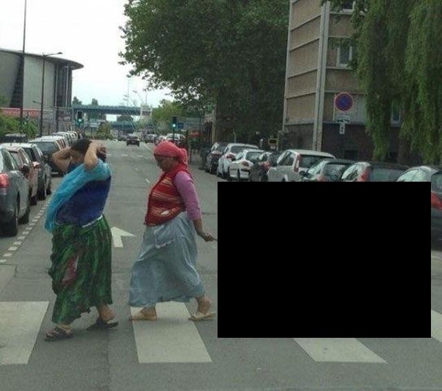 Неожиданно на переходе