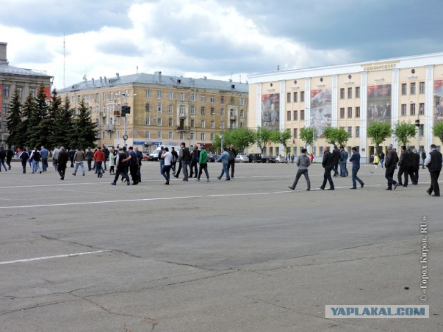 В Кирове на митинг вышли уроженцы Дагестана