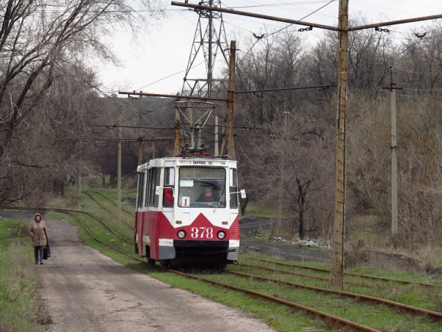 Электротранспорт в городах Донбасса
