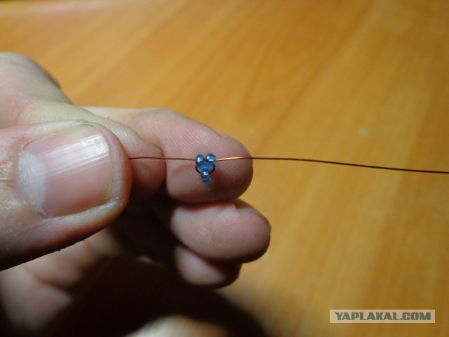 Букет из бисера со светодиодной подсветкой