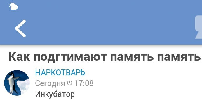 Как поднимают память.