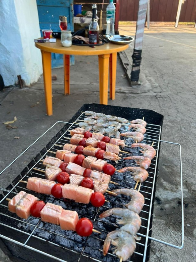 Огонь и мясо