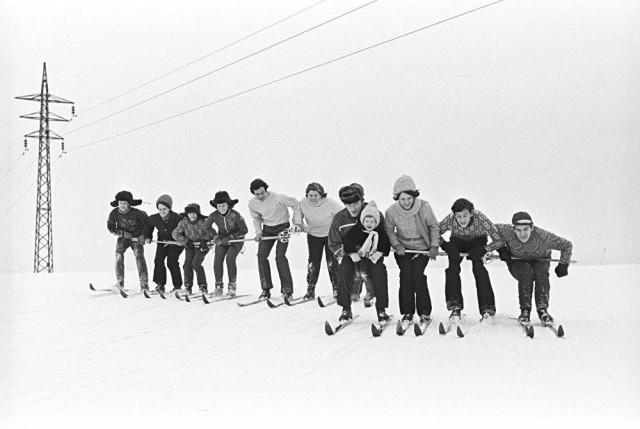 Когда айфонов не было, а снег был, Москва.