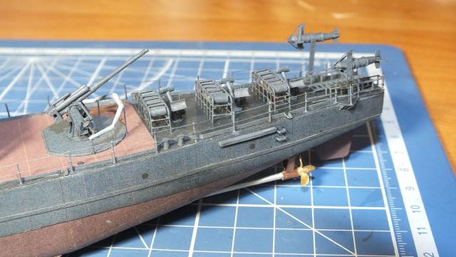 Создание бумажной модели. Японский эскортный корабль тип "Хибури"
