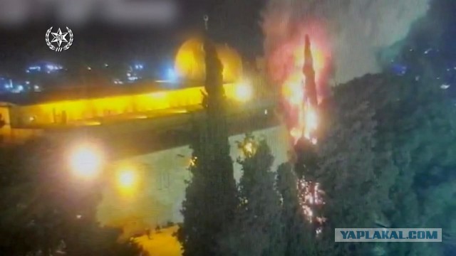 Запуск ракет из сектора газа по Израилю вчера