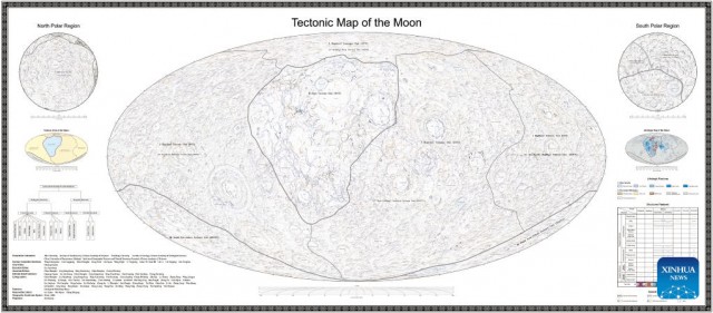 Китай опубликовал первый в мире набор геологических карт Луны