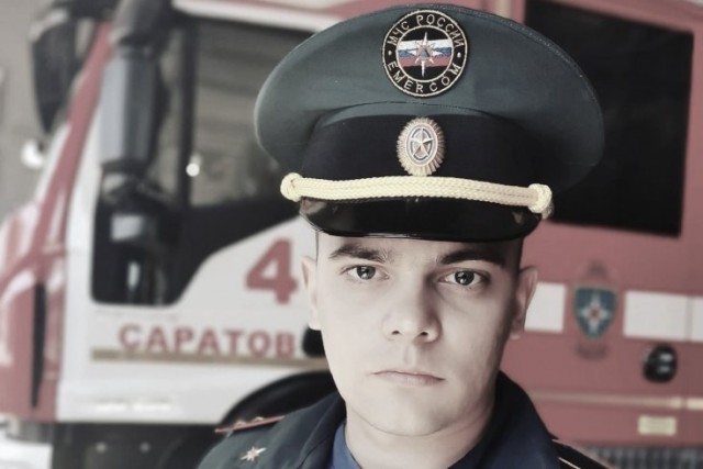 Последнее фото пожарного