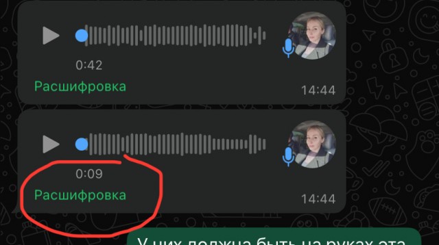 Голосовые сообщения в мессенджах