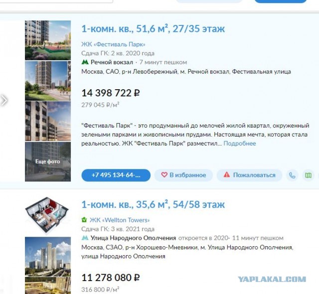 Что можно купить в США, по цене однушки в Москве