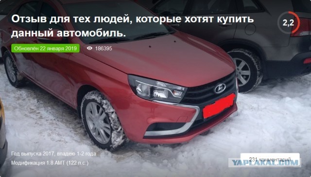 Отзыв об Лада Vesta SW