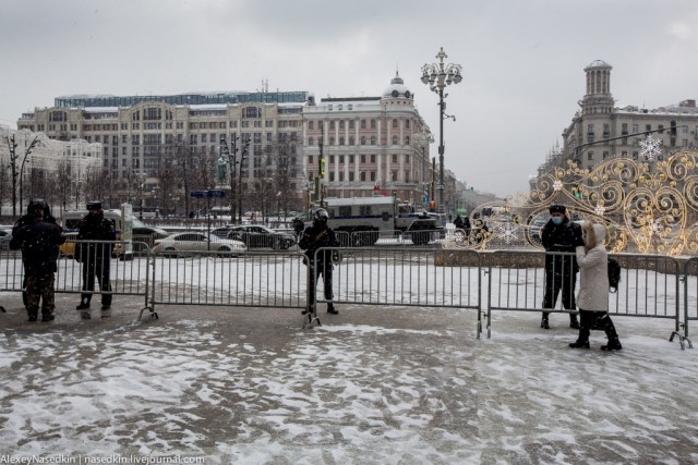 Москва. 31.01.2021. Полицейское безумие