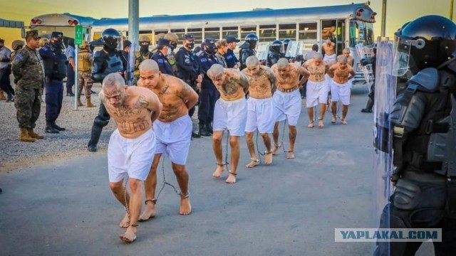 В Сальвадоре открылась мега-тюрьма для гангстеров
