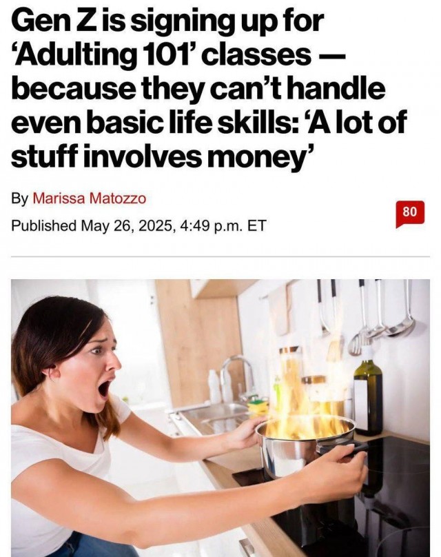 Зумеры учат бытовые навыки на курсах «Взросление»