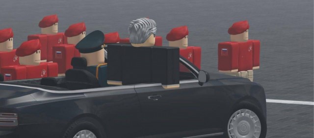 Парад Победы в заблокированном Roblox