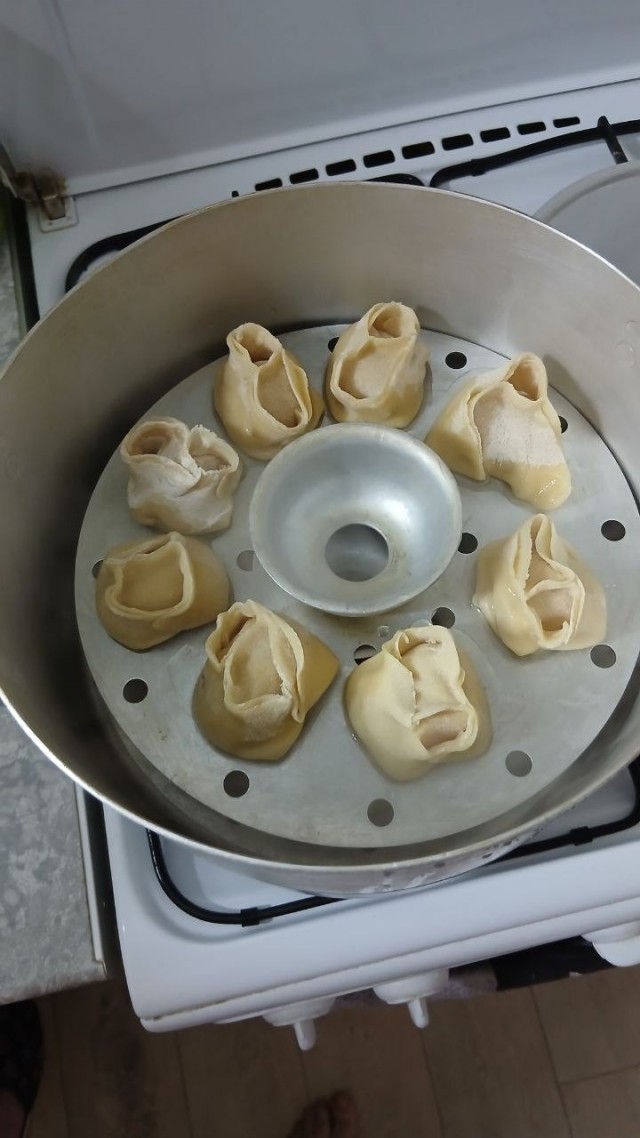 Манты для мужа