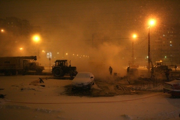 В Питере рвет трубы с кипятком