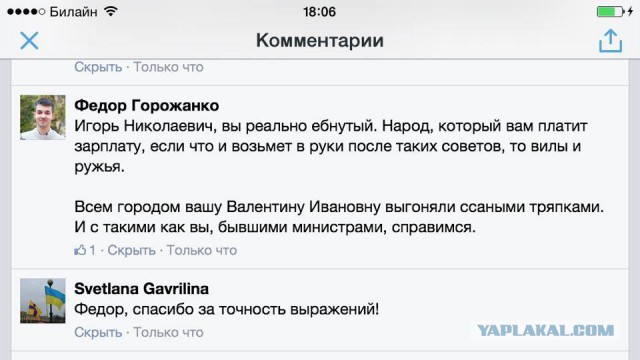 Рекомендация зажравшегося чинуши