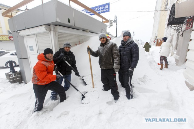 А во Владивостоке снова снежок