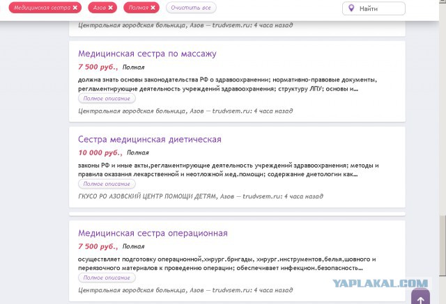 Работа для бедняков, налетай!