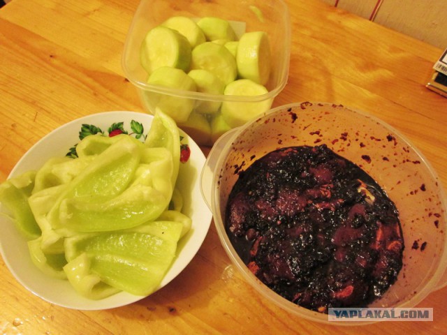 Свинина гриль с овощами.