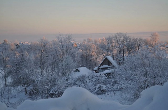 Зима в русской глубинке
