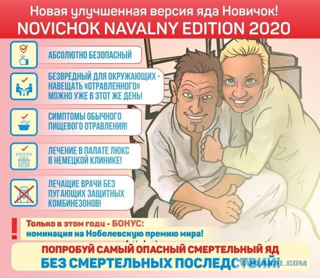 В Германии назвали отравление Навального инсценировкой лоббистов США