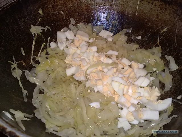 Фаршированный кальмар по Дженибековски.