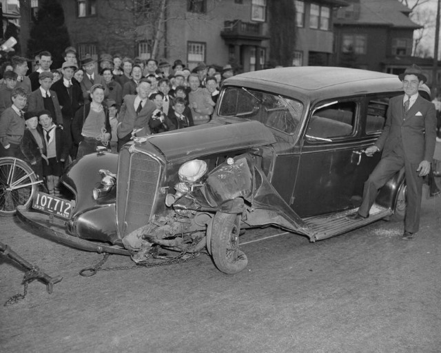 Трагичные и нелепые автомобильные аварии Бостона в 1930-х годах
