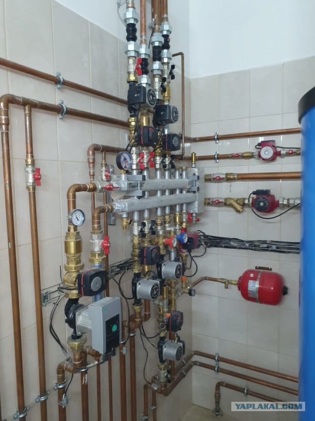 Приятно смотреть, когда работает профи - котельная в частном доме
