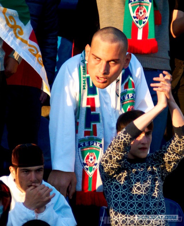 Грозненский фанат ФК "Терек"