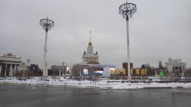 Москва зимняя и новогодняя. Часть первая.