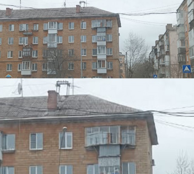 Балкон вместе с людьми упал на проспекте Победы в Челябинске