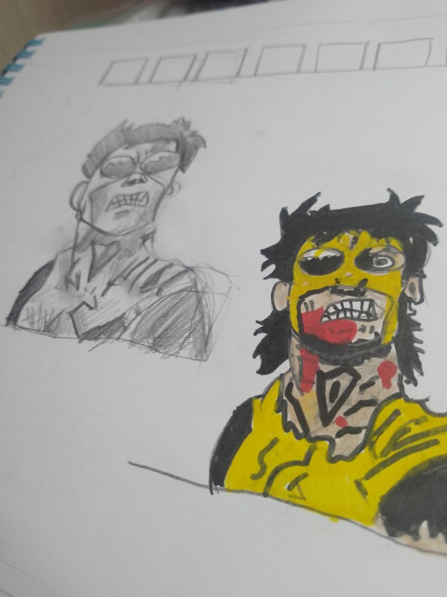 У меня сын рисует