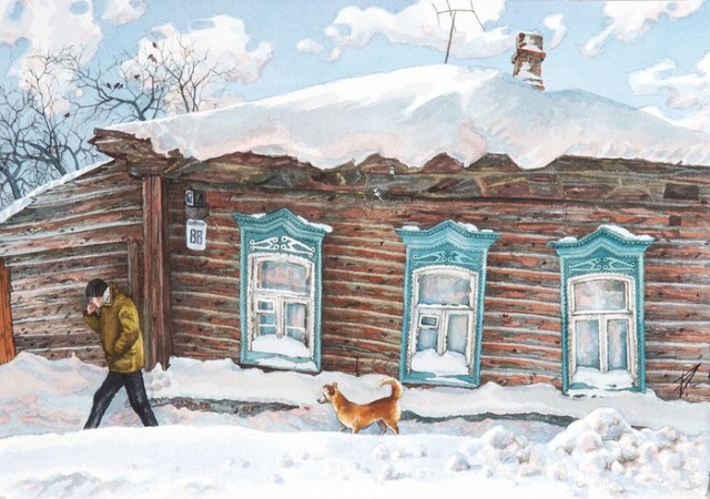 Городские пейзажи Елены Дергилёвой