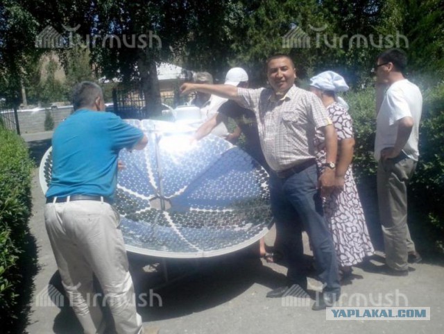 Оригинальный водяной насос работает от солнца.