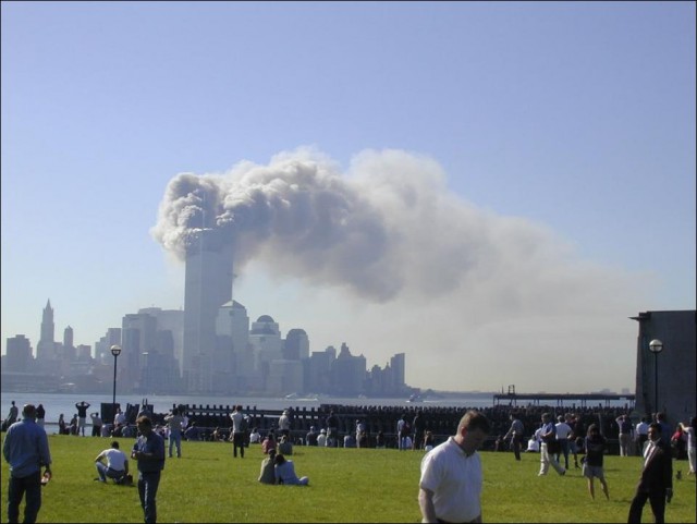 Редкие фото событий 11 сентября 2001 года.
